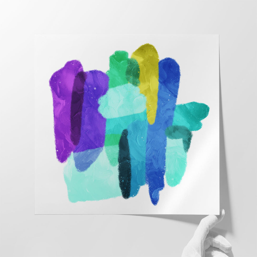 Very Large Hallway Wall Decor – oversized framed modern painting