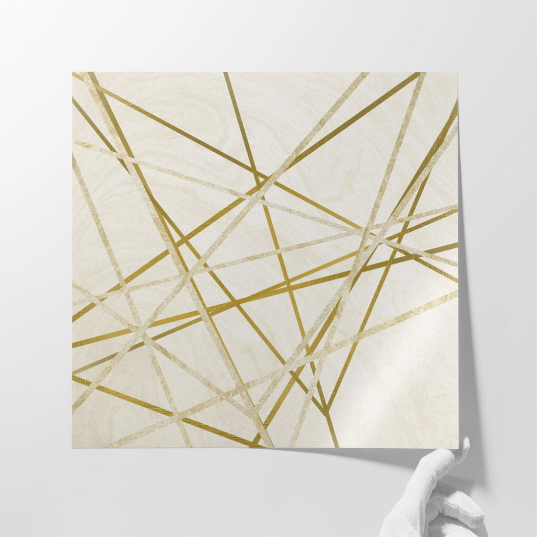 Gold Lined - Canvas Print Wall Art
