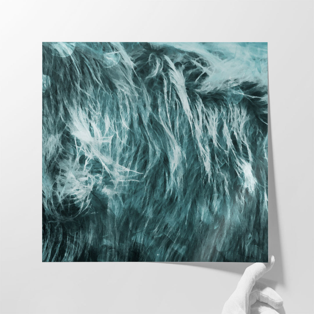 Iceberg Teal - Canvas Print Wall Art