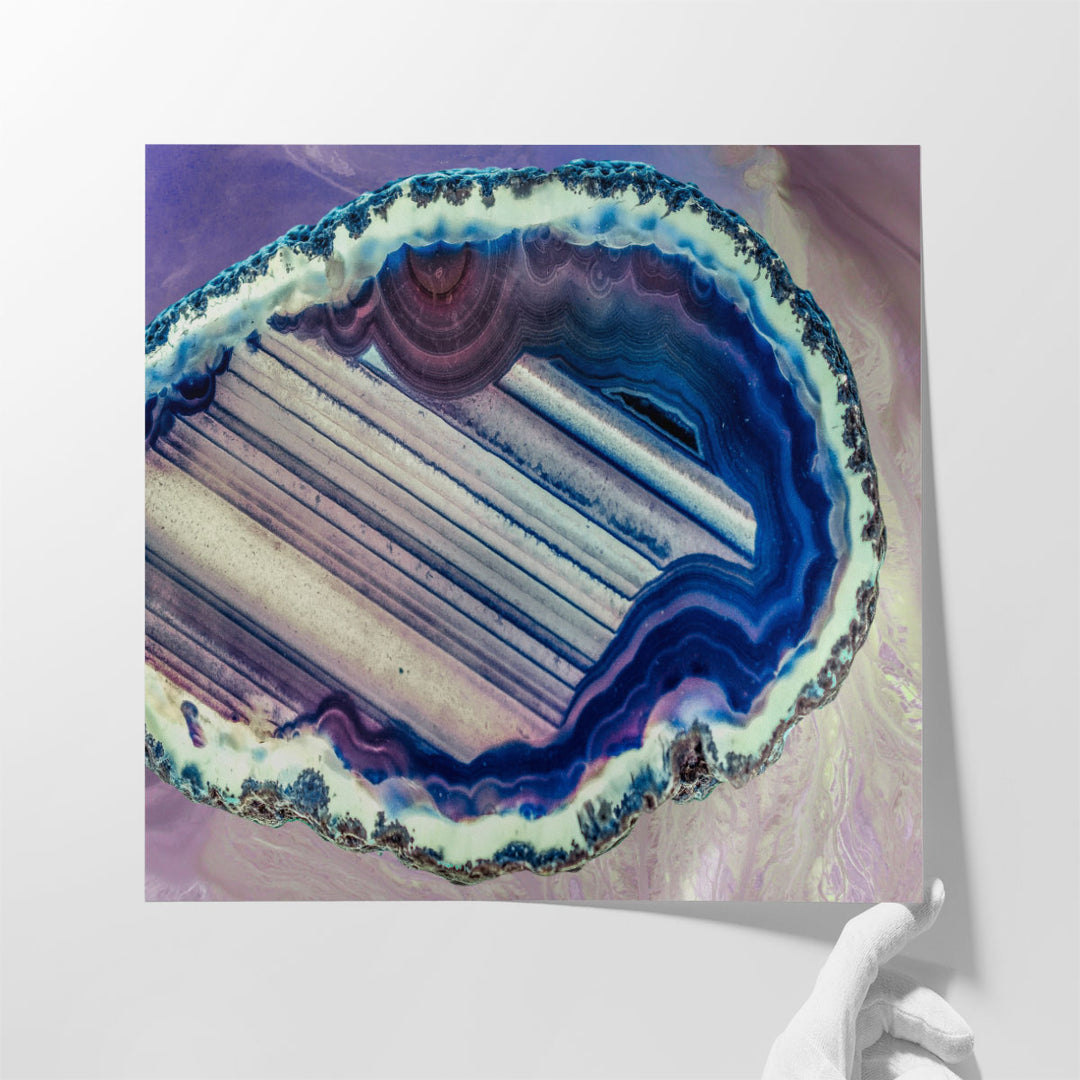 abstract canvas wall art textured lilac design