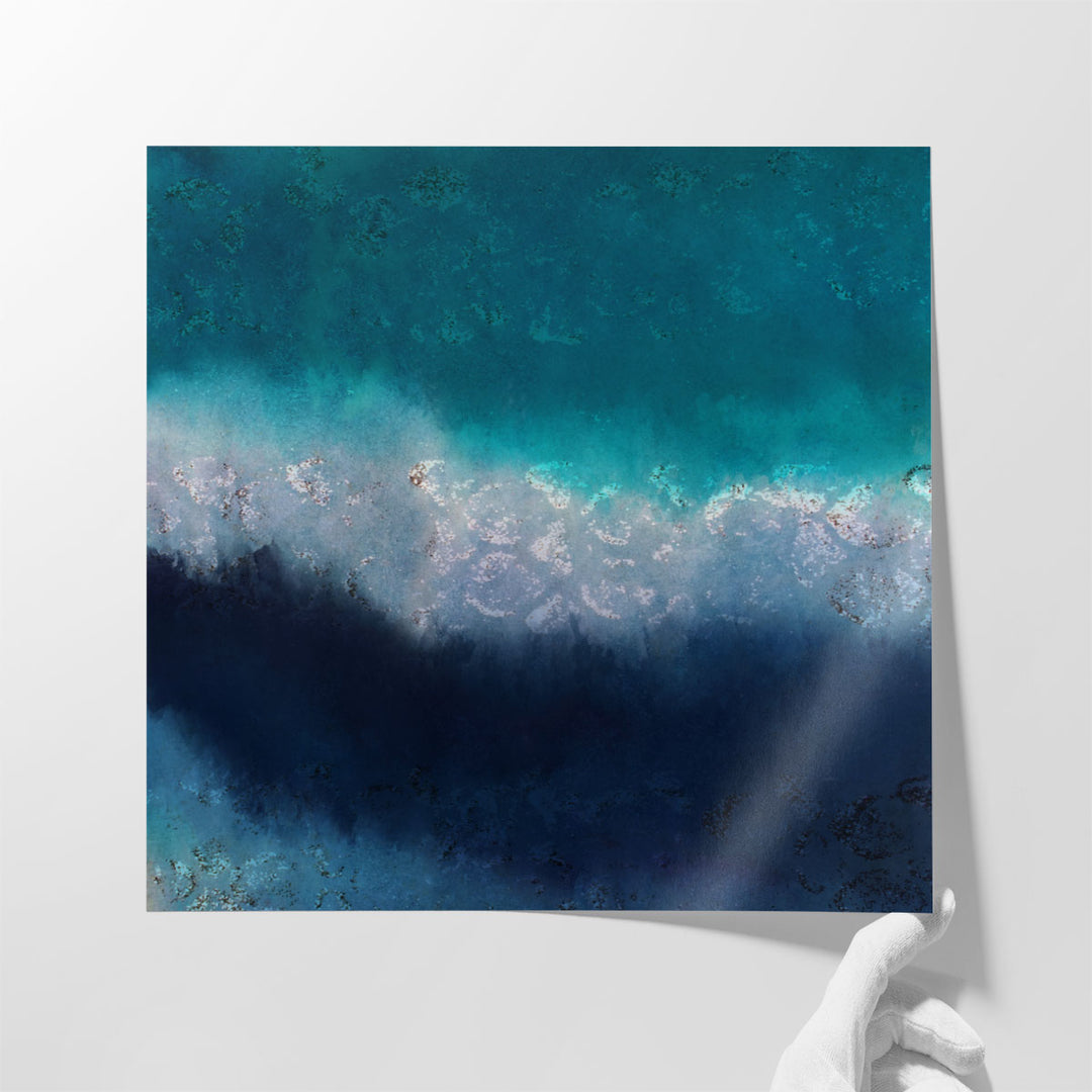 Huge Scenic Wall Art for Bedroom – oversized ocean print with serene tones