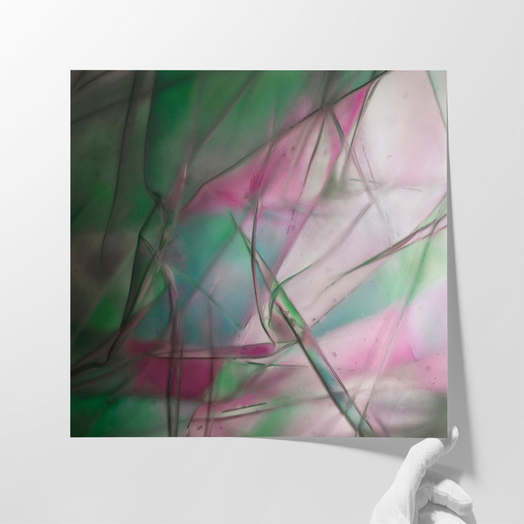 Abstract painting with earthy colour blend