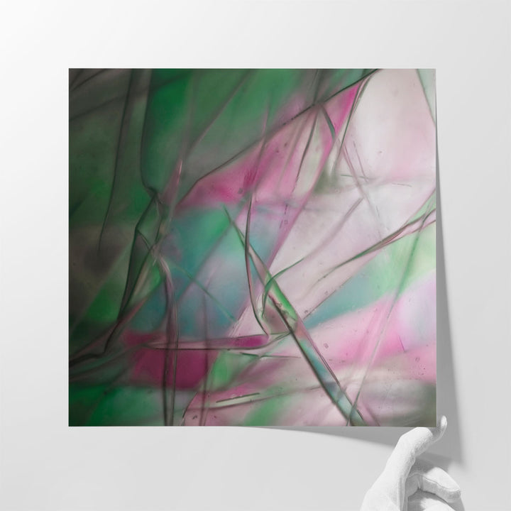 Abstract painting with earthy colour blend