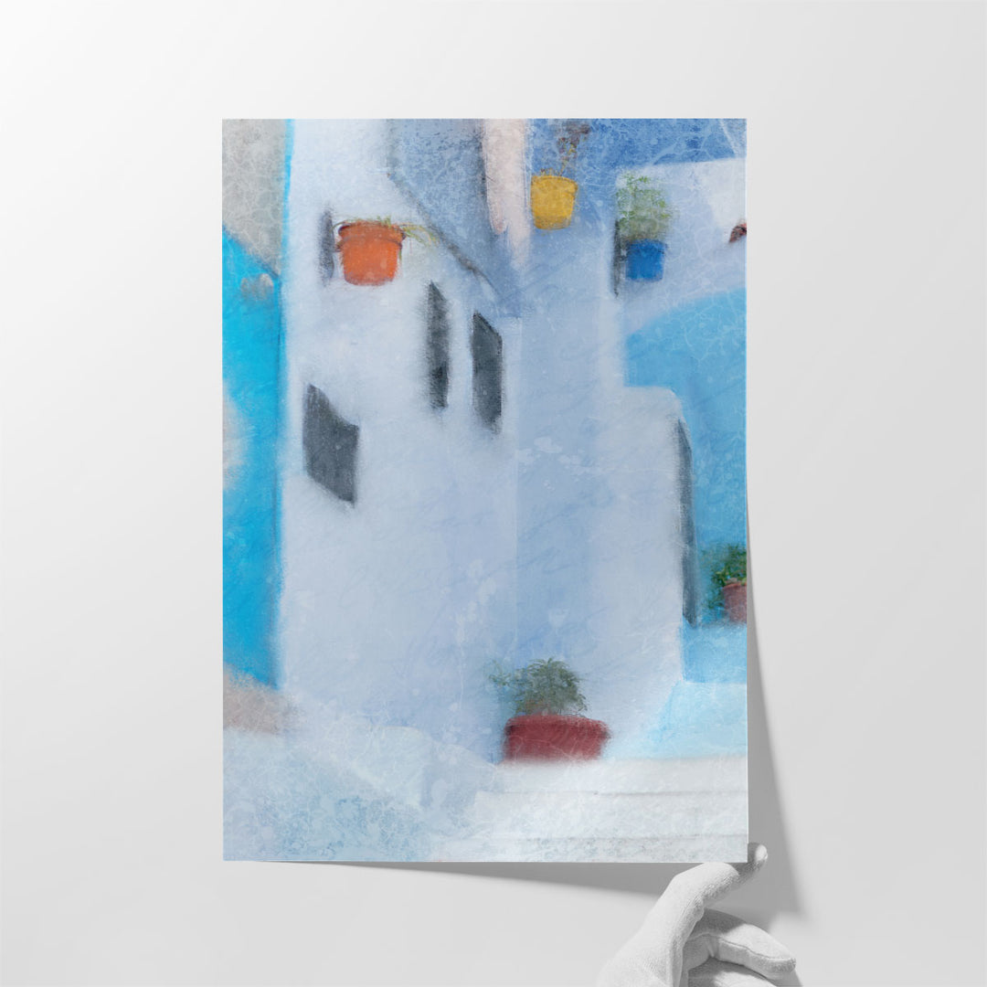 Up the Stairs 1 - Canvas Print Wall Art