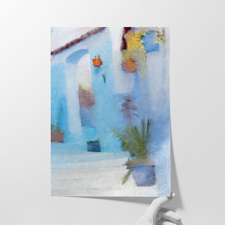 Up the Stairs 2 - Canvas Print Wall Art