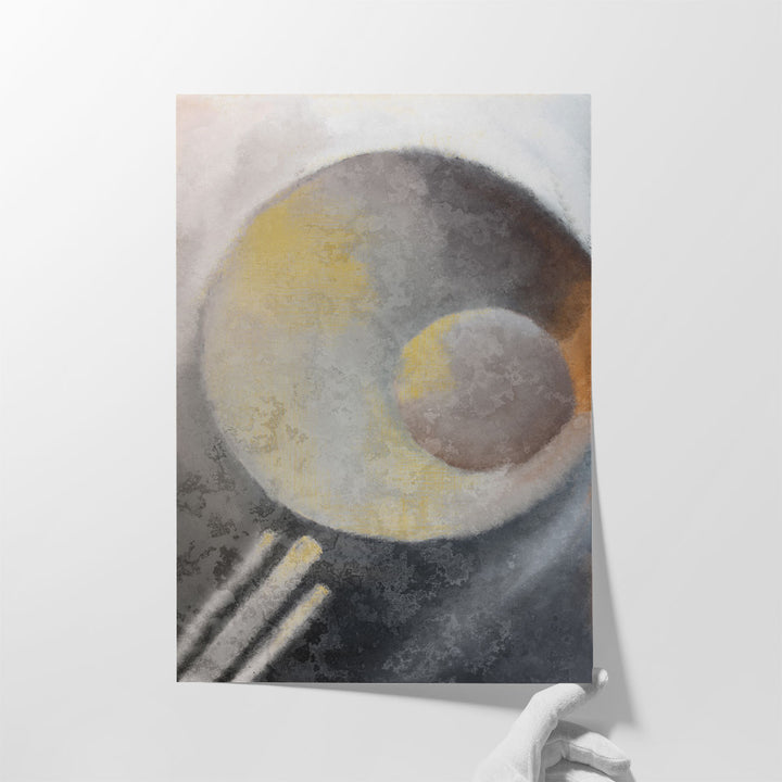 Concrete Circle 1 - Canvas Print Wall Art