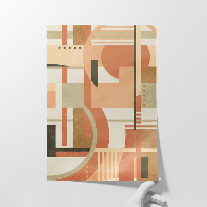 Geo Puzzle Boho Style Mate - Canvas Print Wall Art