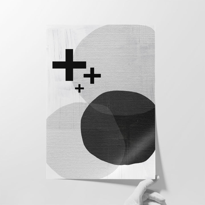 Minimalist artwork perfect for hallways