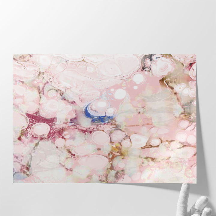 Living room artwork with abstract circles