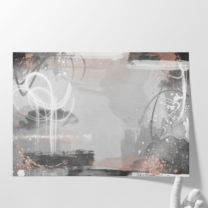 Grey tone abstract for bedroom walls