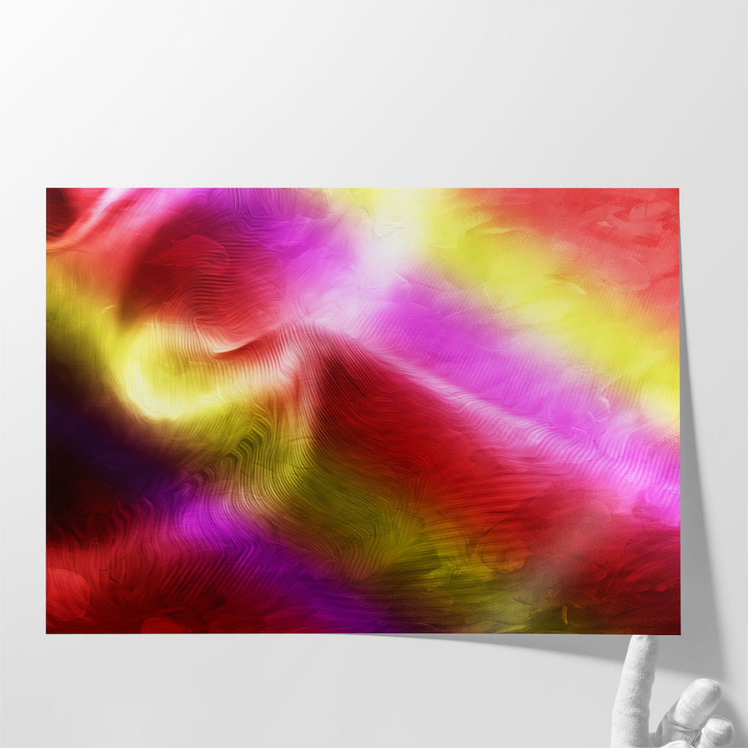 Bold abstract wall painting for modern spaces