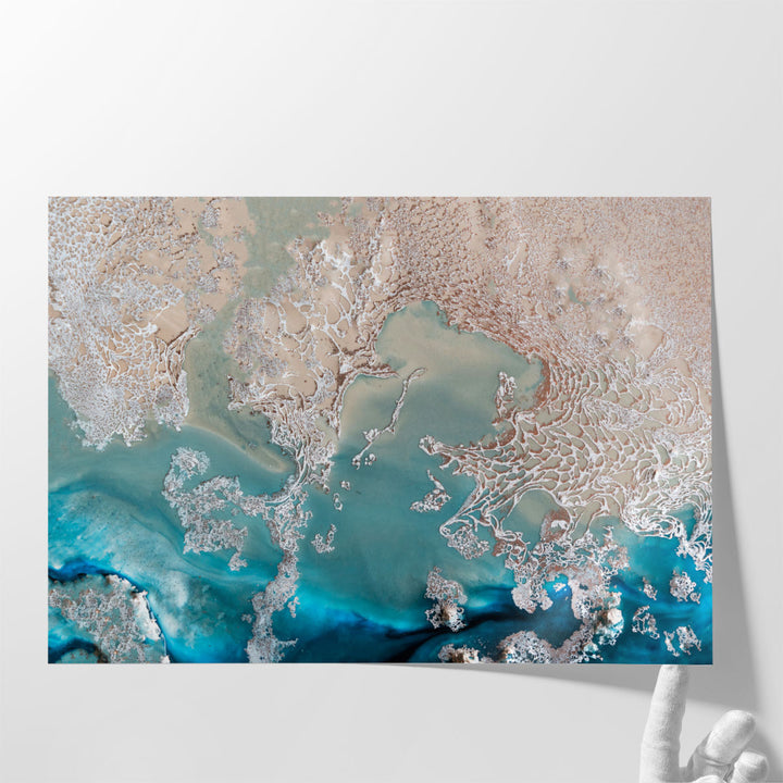 coastal canvas wall art living room accent