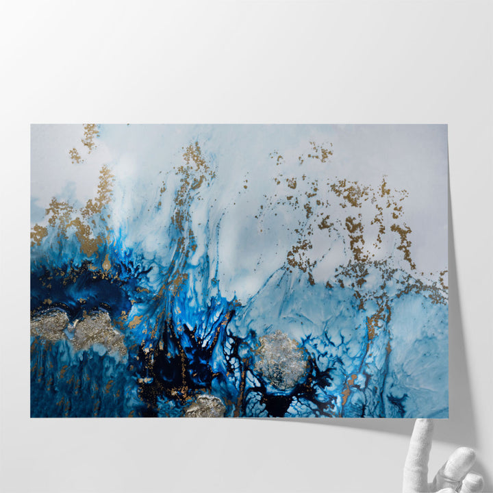 Bedroom artwork with abstract style