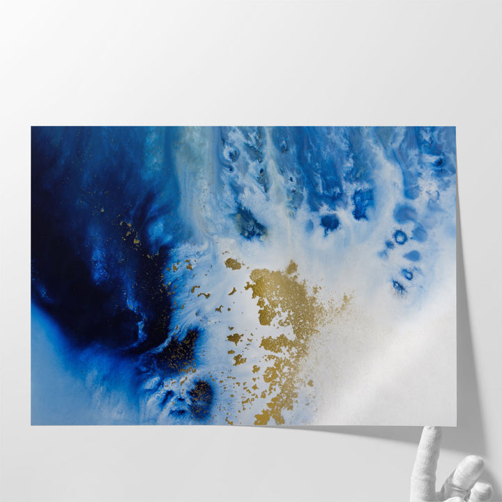 Gilded Abyss - Canvas Print Wall Art