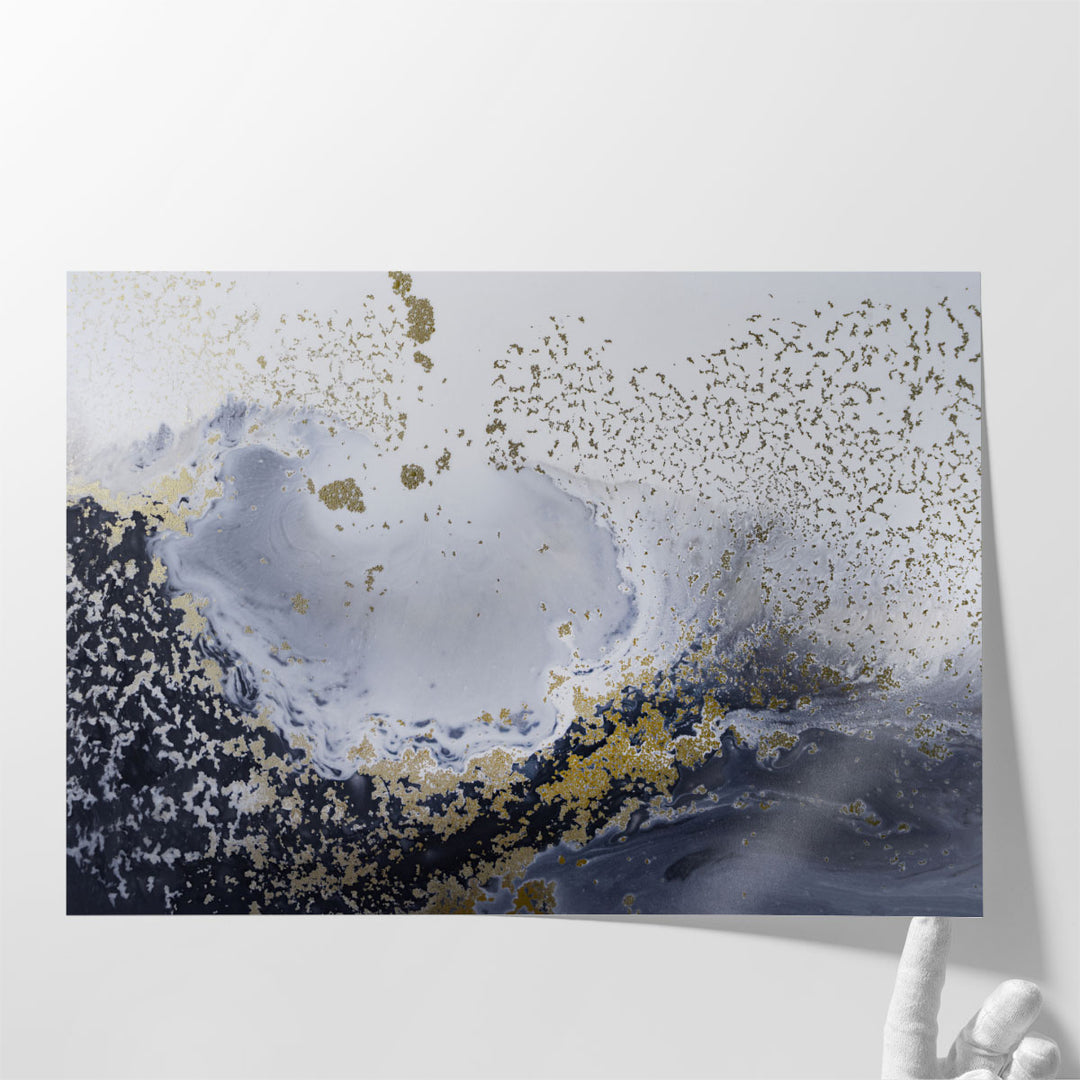 Cool bedroom print with modern texture