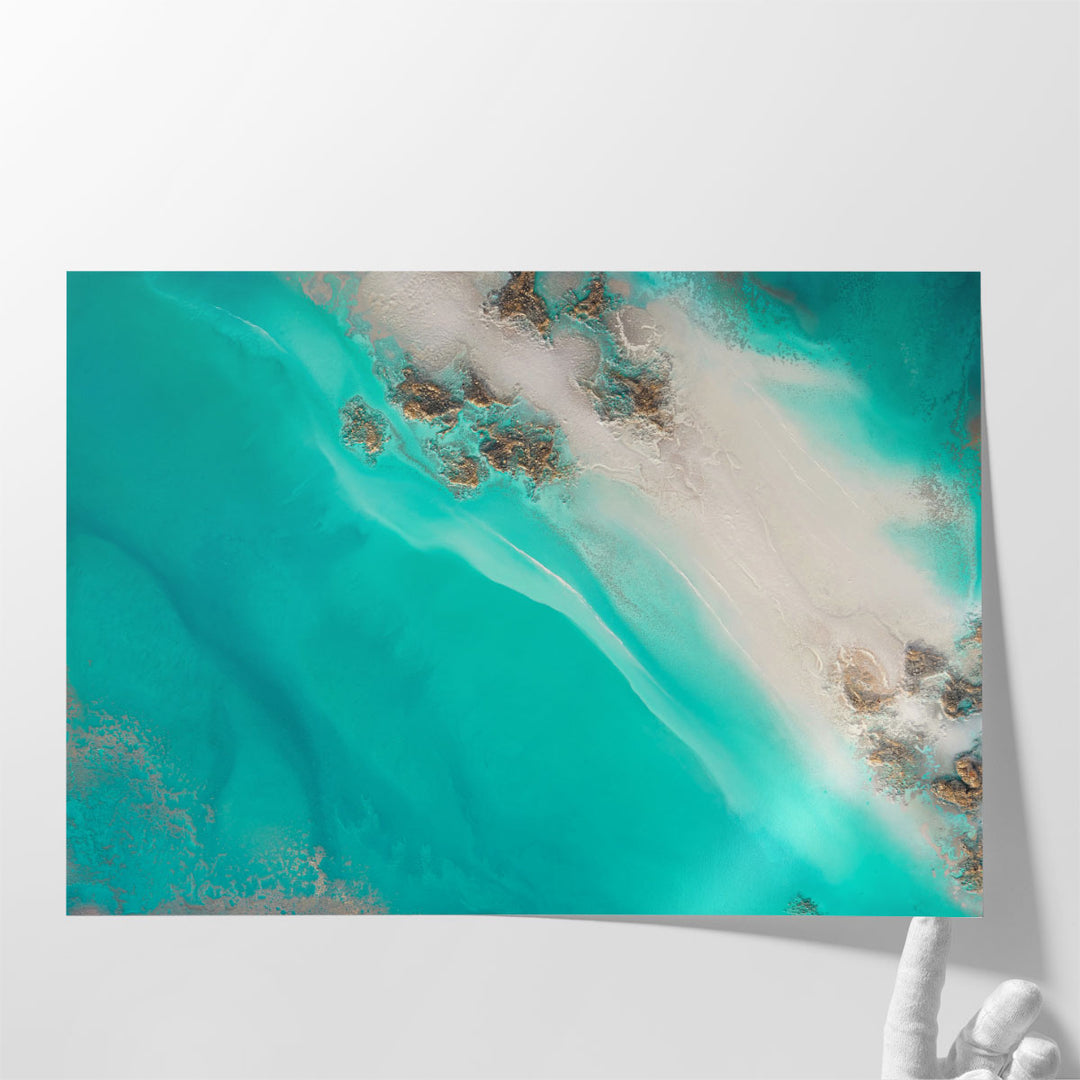 Rocky Shoreline - Canvas Print Wall Art
