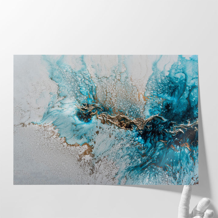 Master Bedroom Wall Decor – elegant abstract marble print