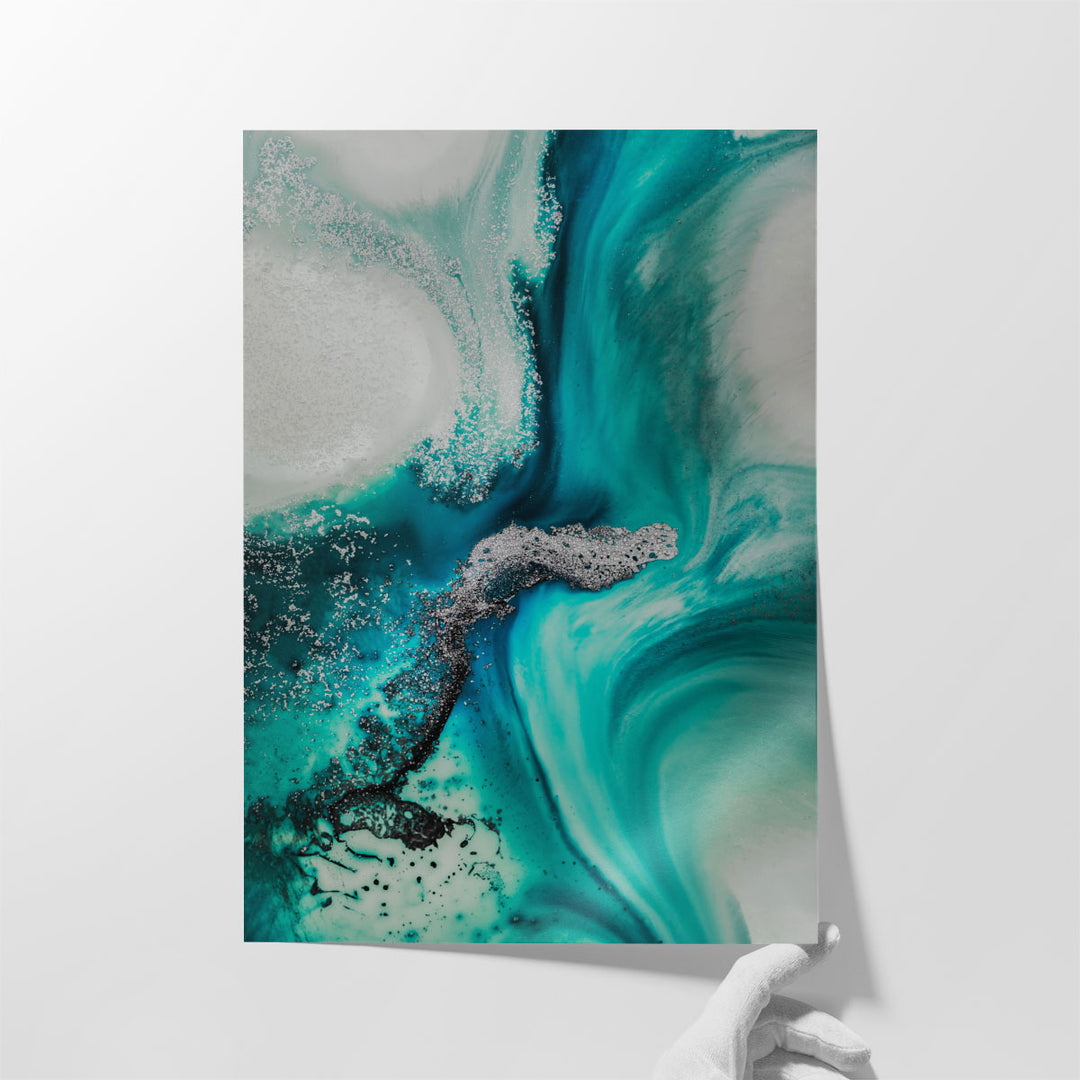 Aqua Passage - Canvas Print Wall Art