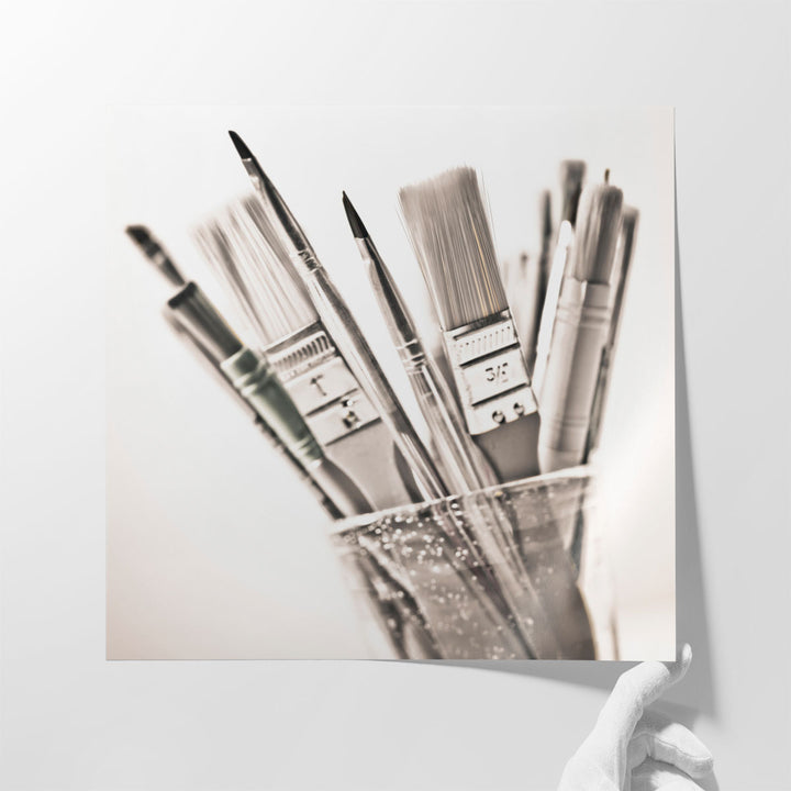 Paint Brushes - Canvas Print Wall Art