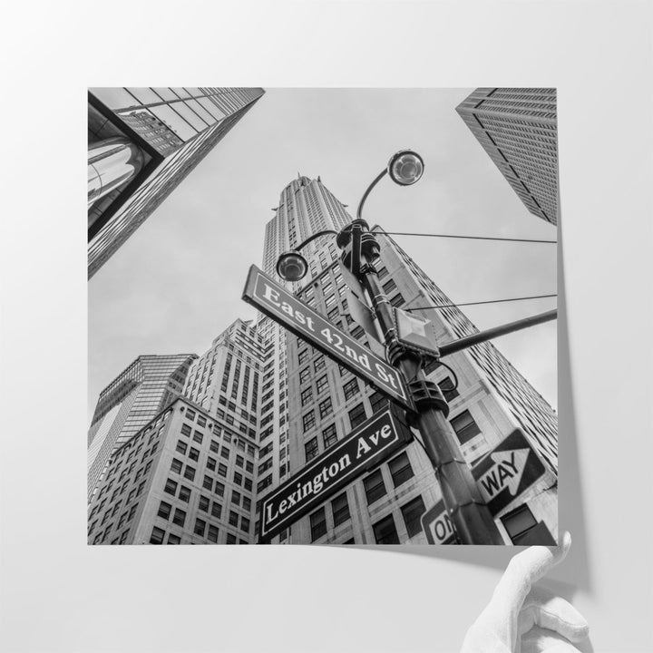 Chrysler Building in New York City - Canvas Print Wall Art