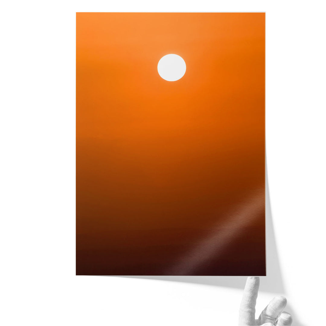 Orange Sunset - Canvas Print Wall Art