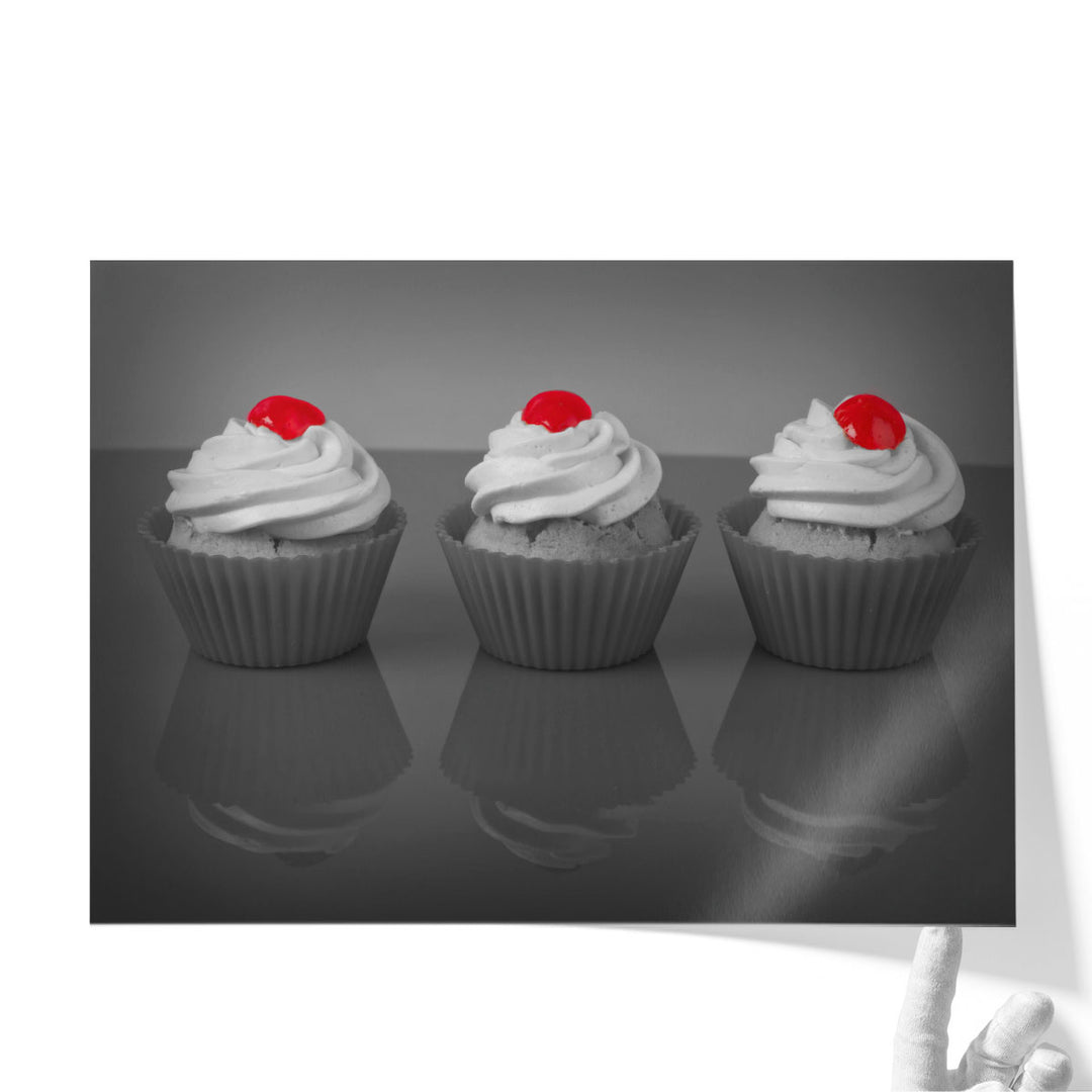 kitchen artwork – modern cupcake display