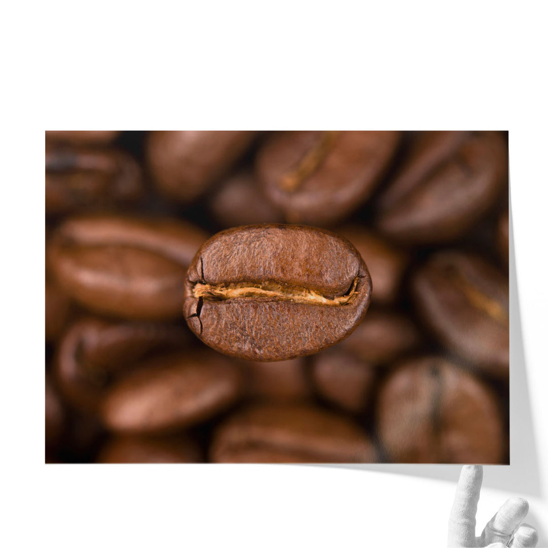 kitchen artwork – coffee bean still life on canvas