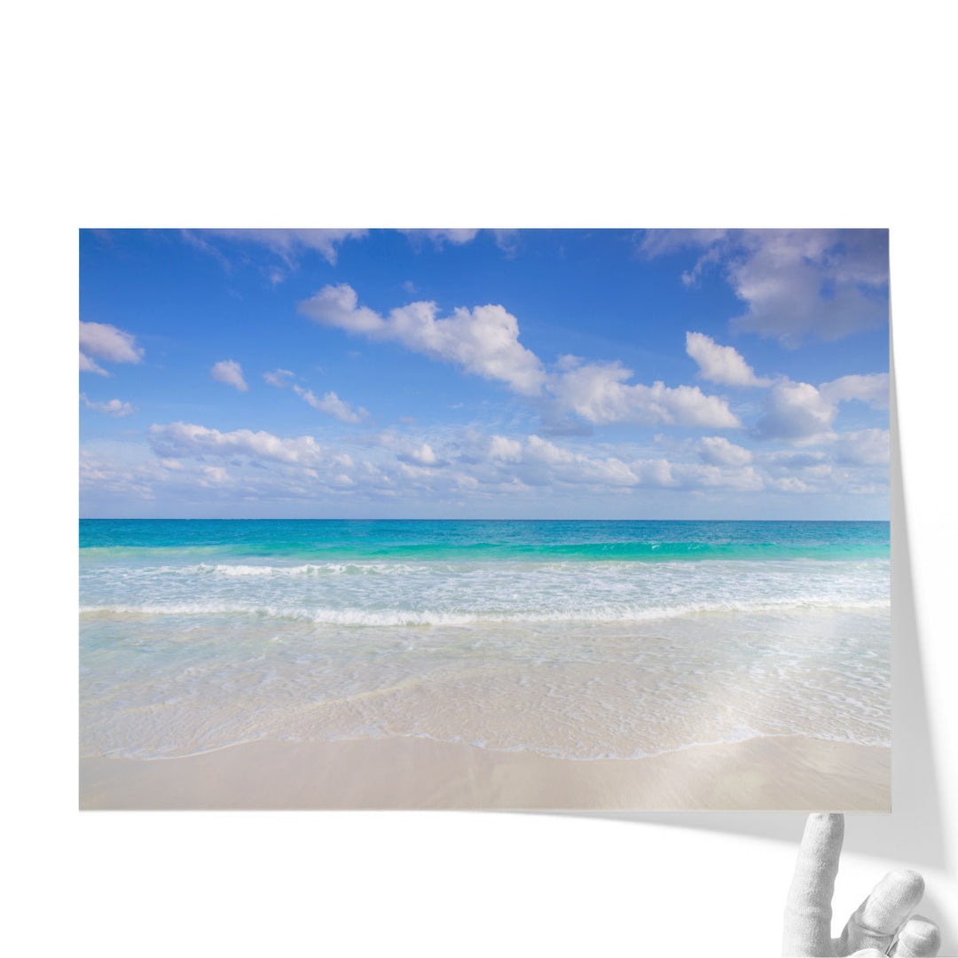 Cancun Beach, Mexico - Canvas Print Wall Art