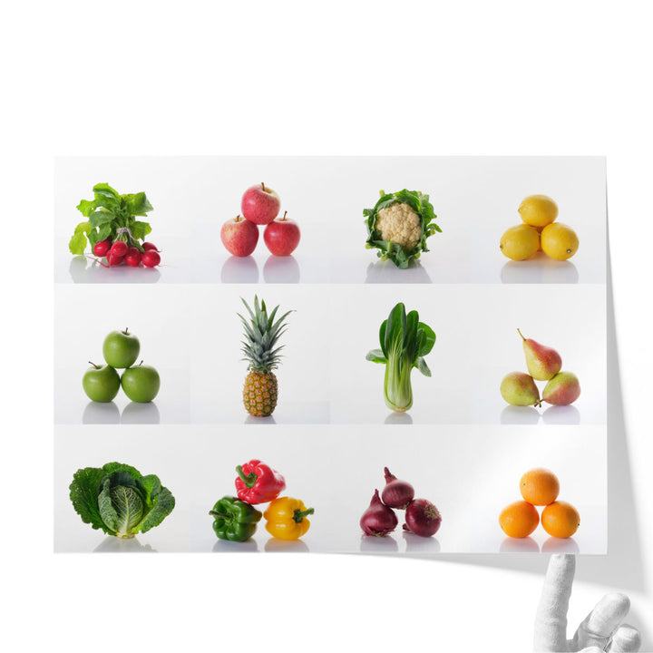 Huge Kitchen Wall Art Decor fruit scene