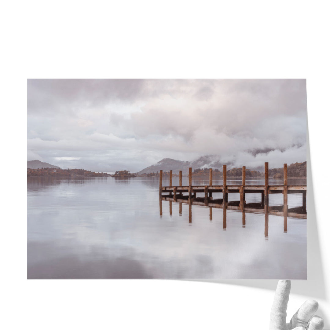 Derwentwater Pier II - Canvas Print Wall Art