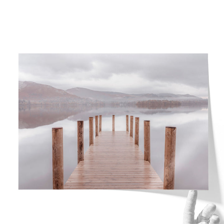 Derwentwater Pier I - Canvas Print Wall Art