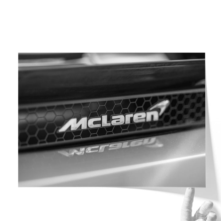 Mclaren Car Logo - Canvas Print Wall Art