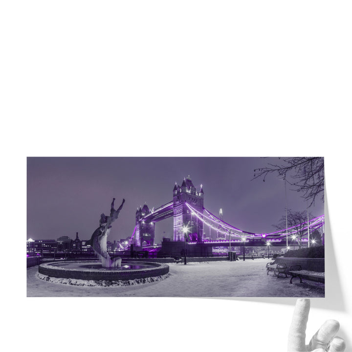 Dolphin Fountain , London - Canvas Print Wall Art