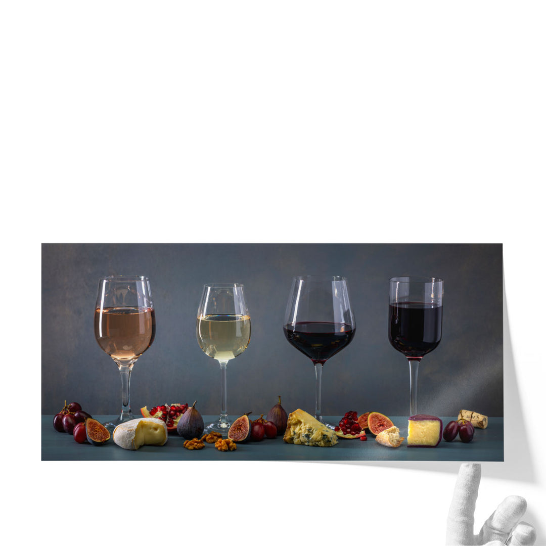 Wine Glasses 1 - Canvas Print Wall Art