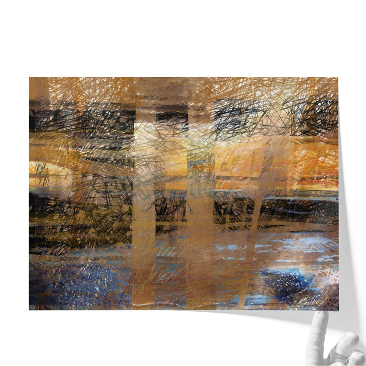 Golden Rain - Canvas Print Wall Art