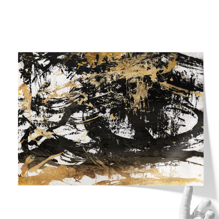 Golden mess - Canvas Print Wall Art