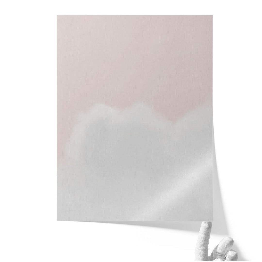 Pink Sky and Clouds - Canvas Print Wall Art