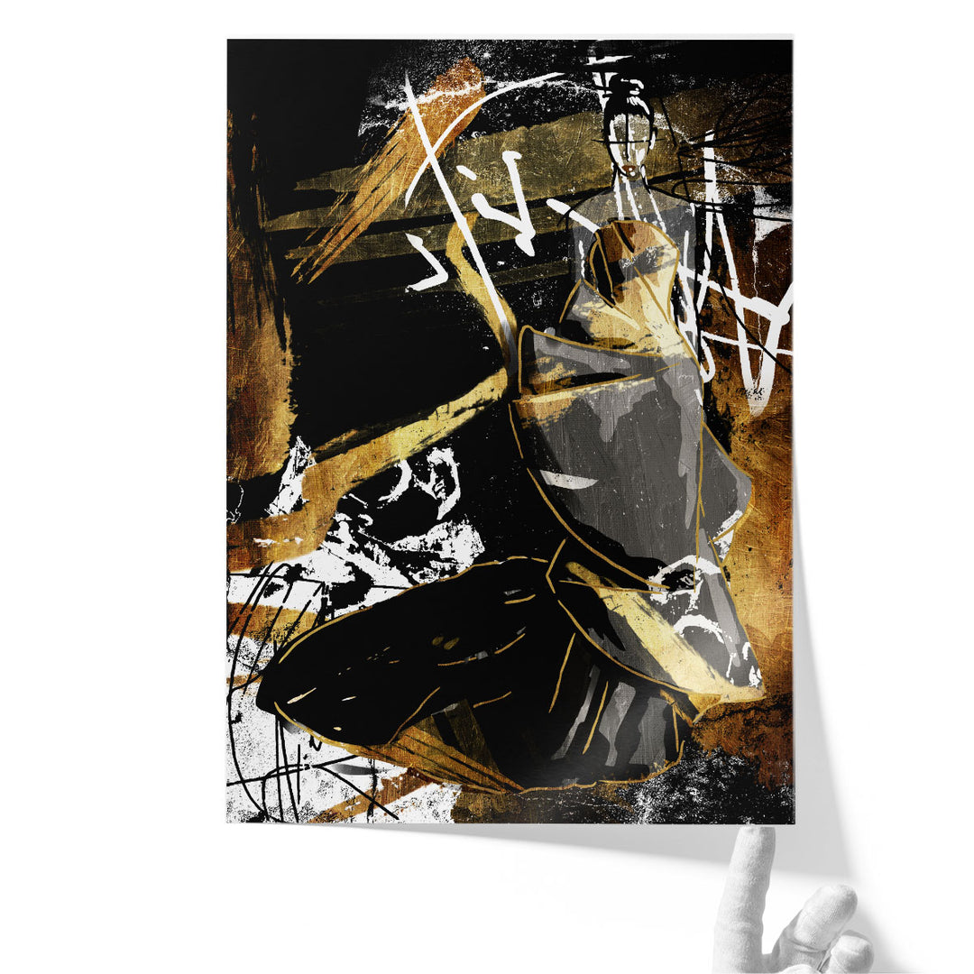 Abstract Dress - Canvas Print Wall Art