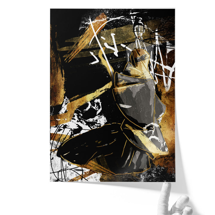 Abstract Dress - Canvas Print Wall Art