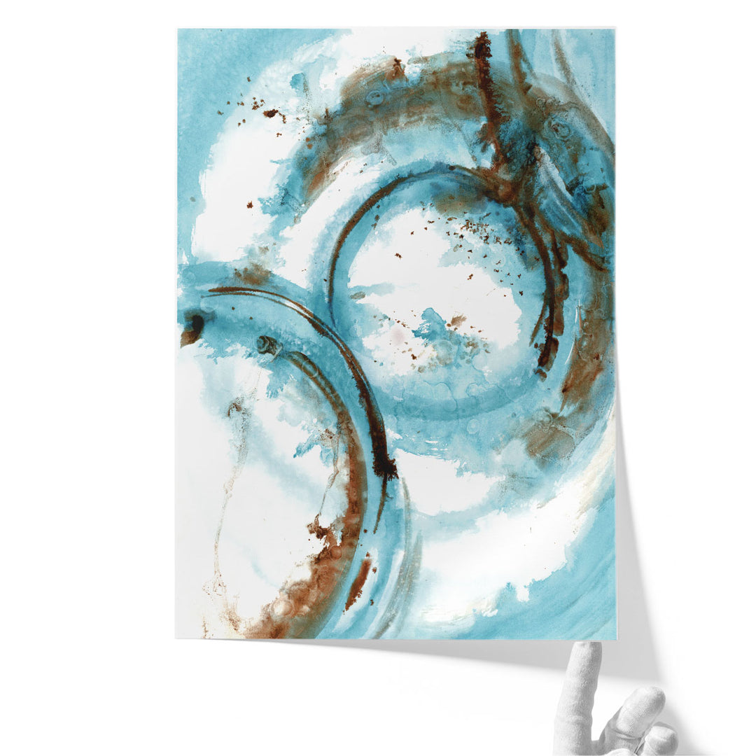 Blue Blowout 1 - Canvas Print Wall Art