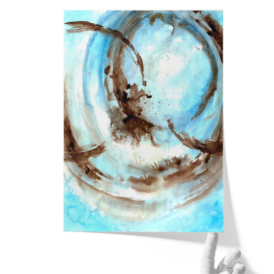 Blue Blowout 2 - Canvas Print Wall Art