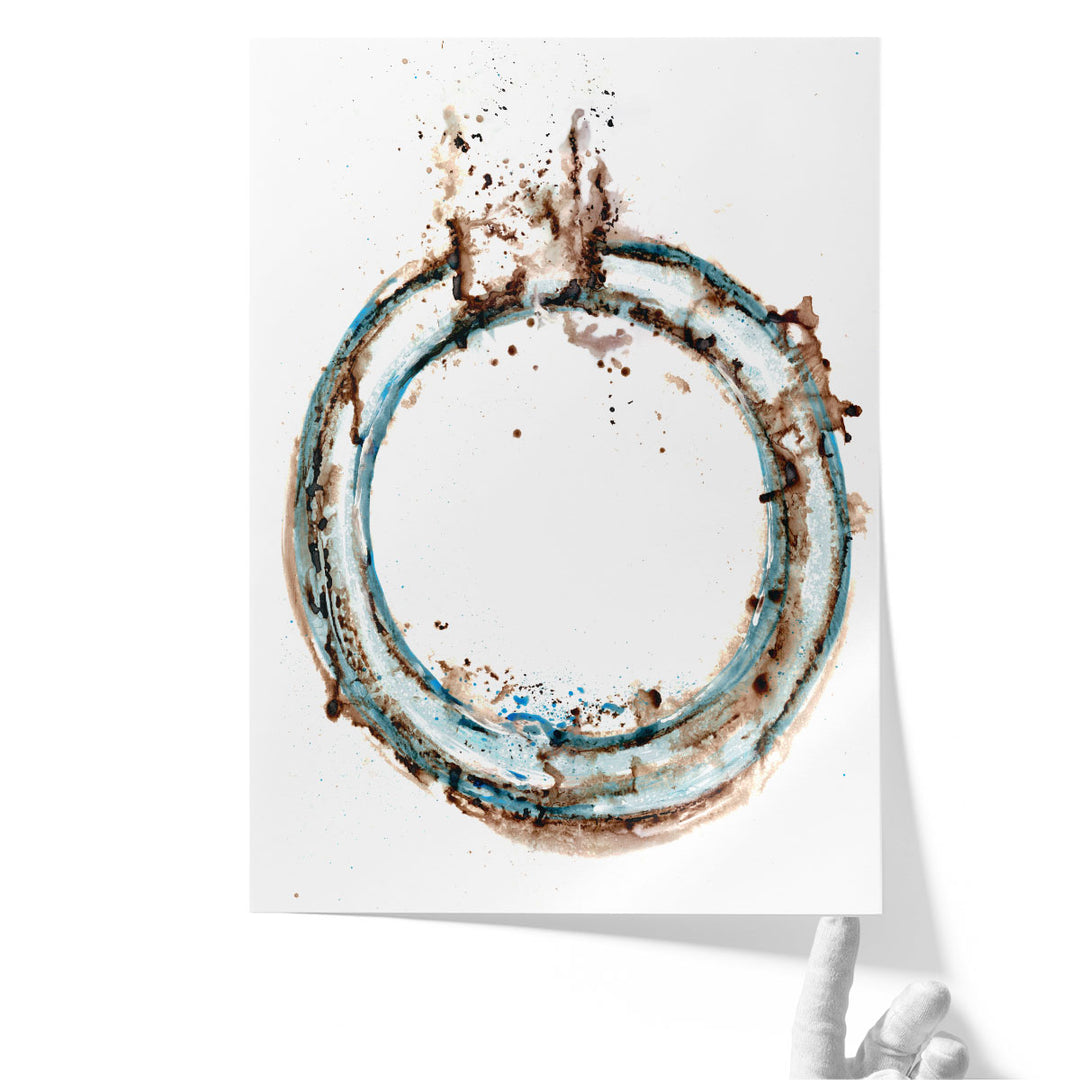 Blue Blowout 4 - Canvas Print Wall Art