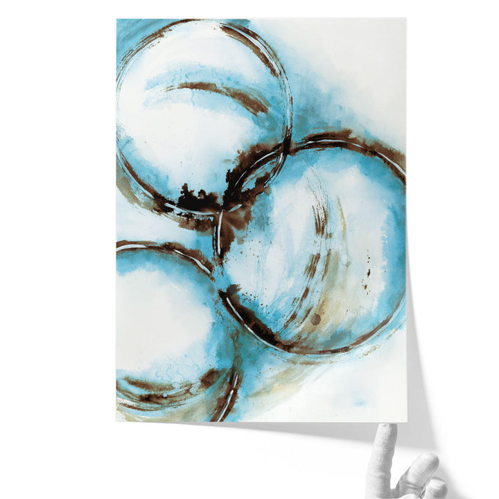 Blue Blowout 5 - Canvas Print Wall Art