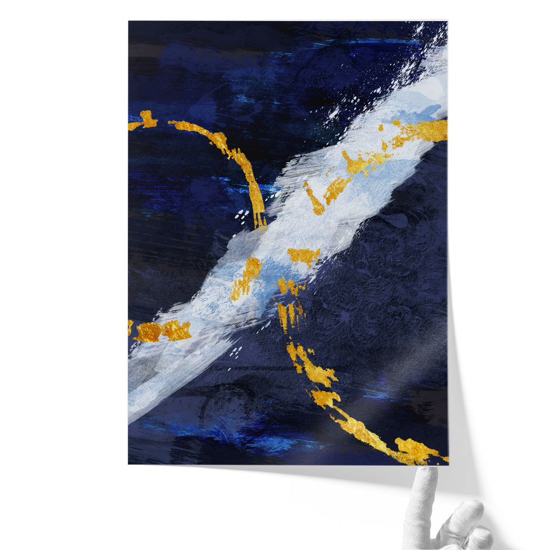 Contemporary Streak 1 - Canvas Print Wall Art