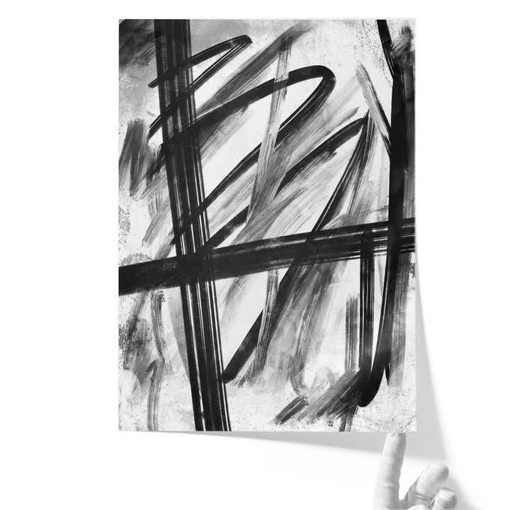 Feelings Black and White - Canvas Print Wall Art