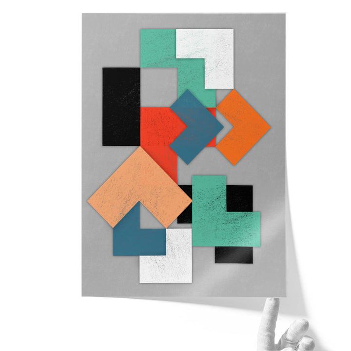 Geometric Breakthrough 2 - Canvas Print Wall Art
