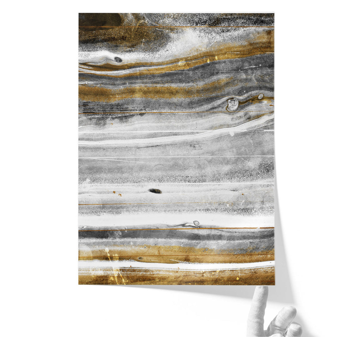 Gold Flow - Canvas Print Wall Art