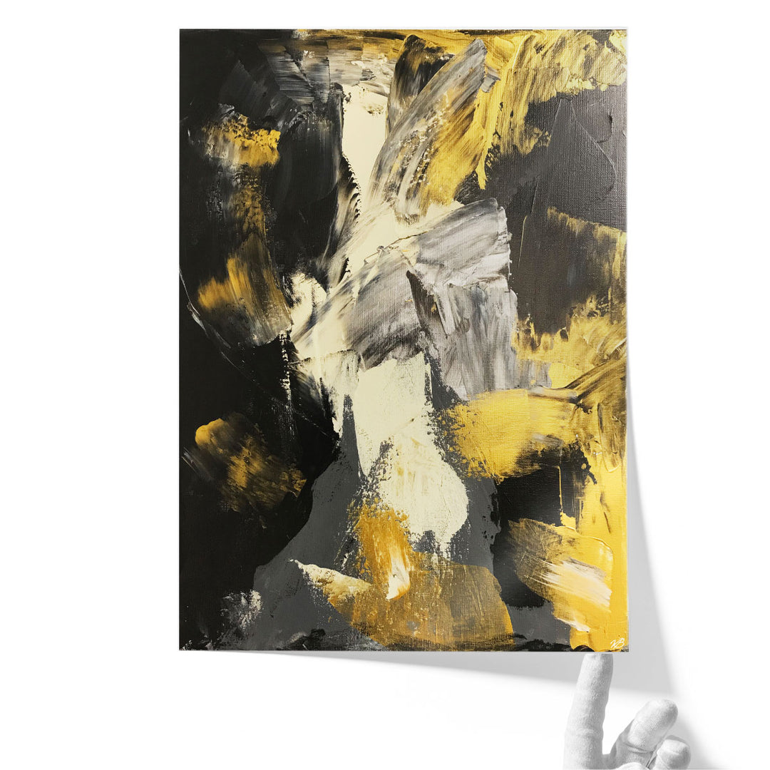 Golden Void - Canvas Print Wall Art