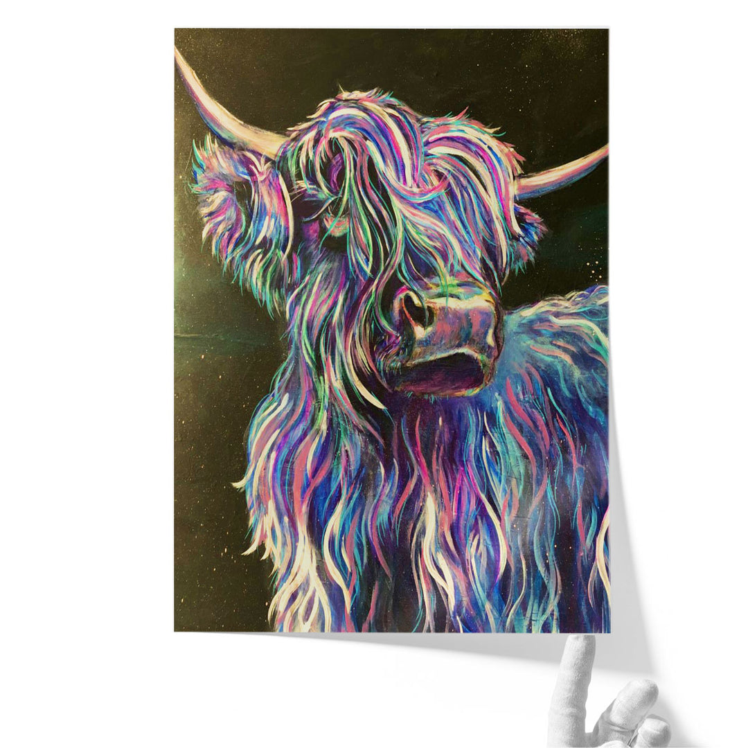 Highland Cow - Canvas Print Wall Art