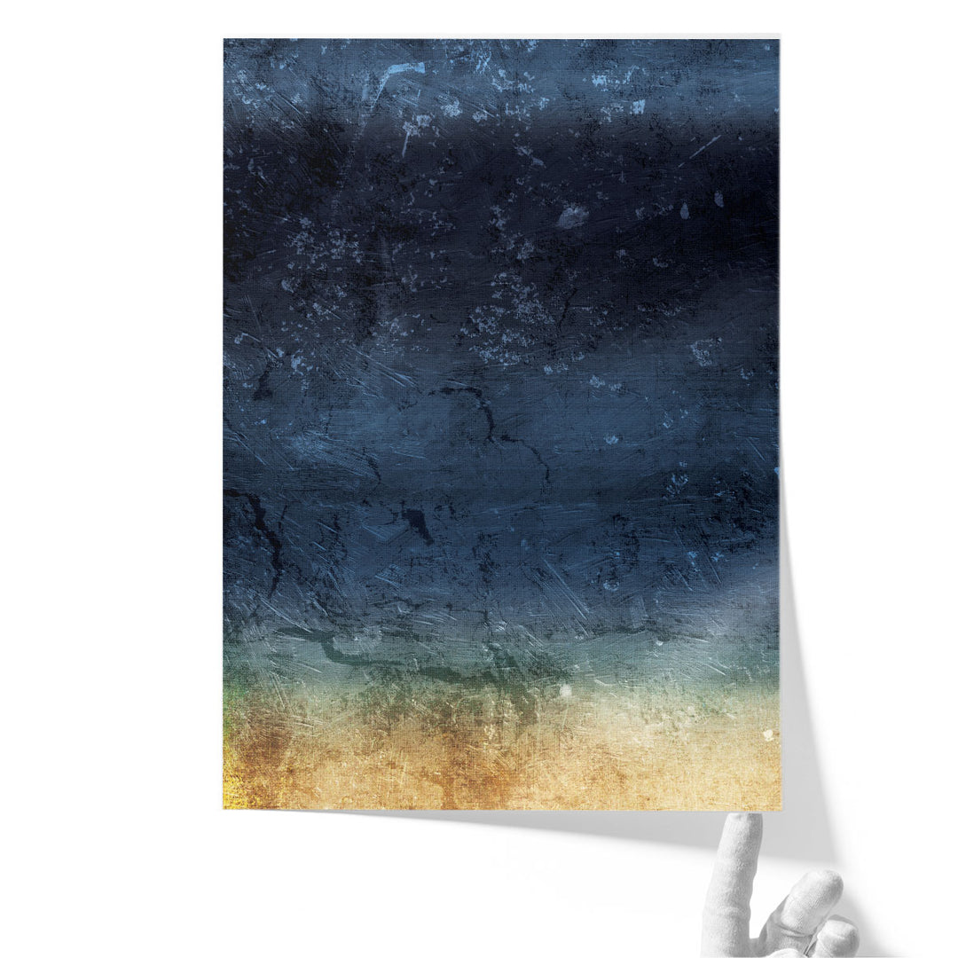Midnight Gold 2 - Canvas Print Wall Art